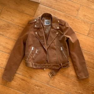 Levi’s Suede Moto Jacket